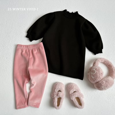 vivid31｜(78cm-125cm) 厚羅紋內搭褲8