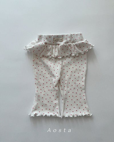AOSTA53｜(6m-5y) 3款荷葉裙邊木耳褲8
