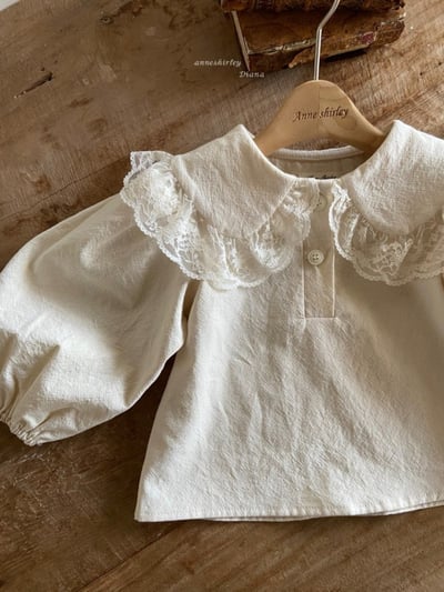 Anne Shirley18｜(1y-5y) 2色蕾絲翻領上衣1