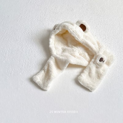 vivid113｜(free) 保暖泰迪熊頭套4