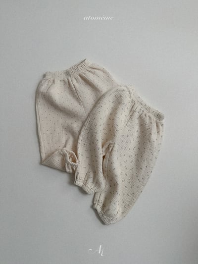 Atomeme21｜(70-110) 舒適休閒印花縮口褲6