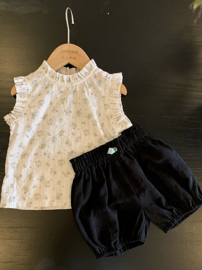 JE34｜(73-100cm) 碎花背心套裝14