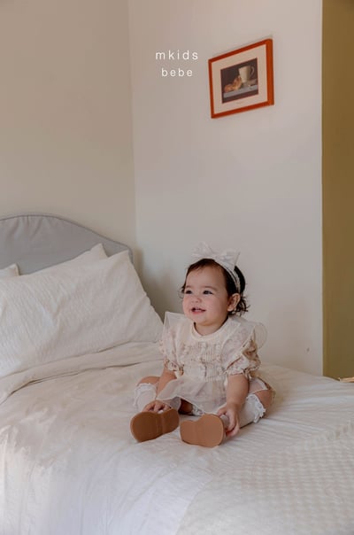 M-KIDS38｜(65-80cm) 歐式碎花滾邊包屁衣11