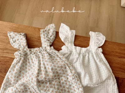 Valubebe 49｜(65-90cm) 褶邊翅膀吊帶服4