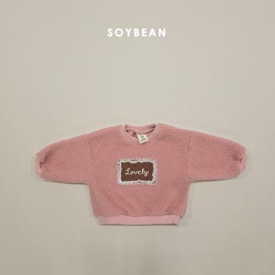 Soybean69｜(75cm-118cm) 蕾絲方標刷毛上衣4