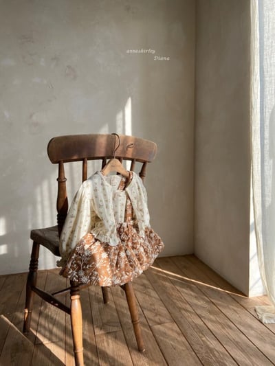 Anne Shirley23｜(3m-24m) 2色細肩碎花/波點蕾絲背心8