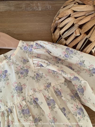 JE461｜(66-120cm) 花園荷葉背心包屁衣/洋裝6