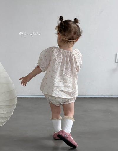 JE722｜(73-100cm) 小碎花套裝6