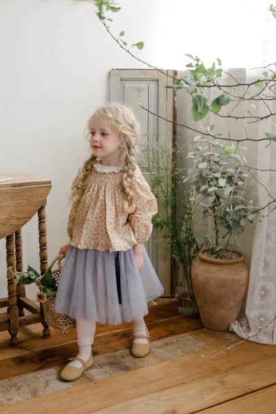 FLO19｜(75-135cm) 3色夢幻薄紗內搭褲裙5