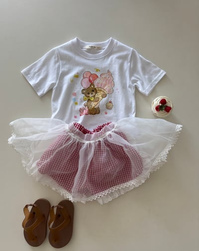 LePetitmot21｜(80-125cm) 蕾絲芭蕾舞襯裙7