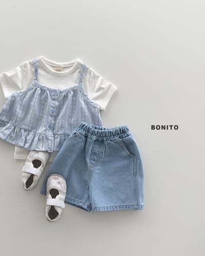 Bonito29｜(75cm-125cm) 2色排釦吊帶蛋糕背心14