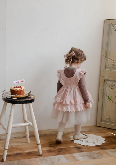 FLO19｜(75-135cm) 3色夢幻薄紗內搭褲裙18