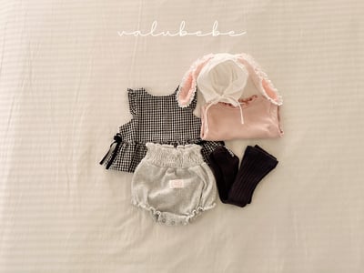 Valubebe22｜(65-90) 荷葉袖邊背心5