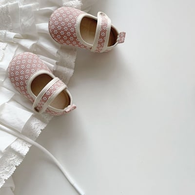 日系小花學步鞋8