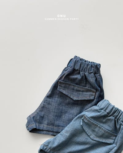 onu38｜(70cm-115cm) 口袋牛仔短褲10