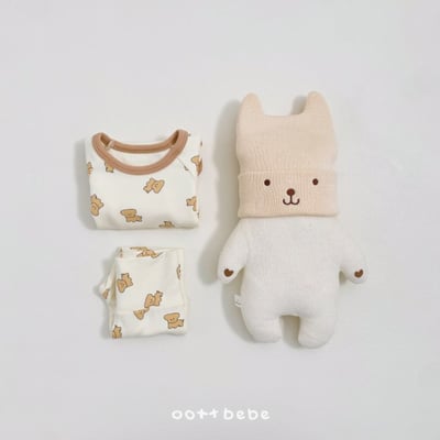 Oottbebe13｜(0m-12m) 狗狗棉質居家包屁衣褲子套裝14