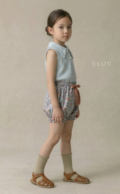 Mon petit21｜(73-118cm) 有領愛心鈕扣背心3