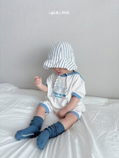 lala land29｜(3m-18m) 2色冰淇淋印花連身衣16