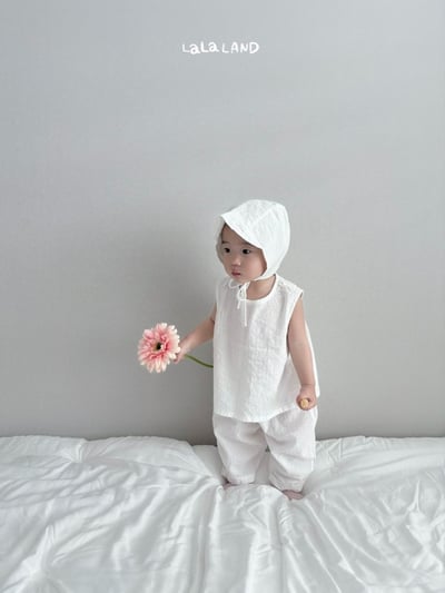 lala land36｜(3m-18m) 2色綁帶帽13