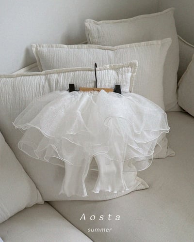 AOSTA63｜(Free) 蕾絲蛋糕襯網裙5