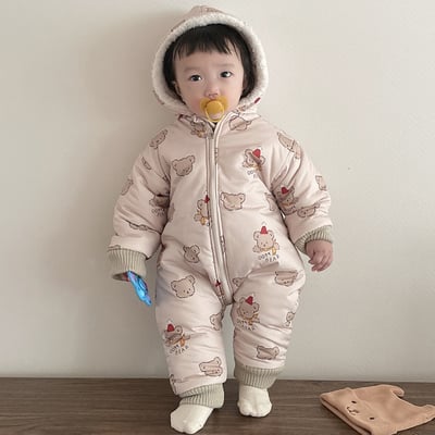 Oottbebe61｜(0m-12m) 雪人防寒連身裝19