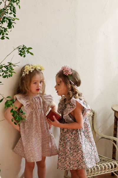 FLO14｜(75-140) 小碎花連身洋裝8