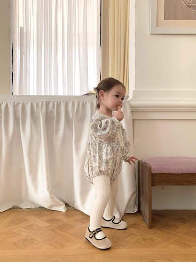 JE596｜(66cm-90cm) 藍色花藤包屁衣4