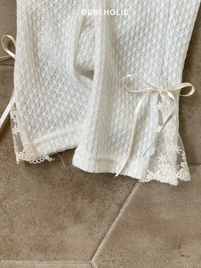 Bebe holic04｜(3m-18m) 百合花邊褲8