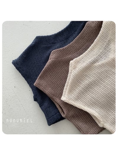 NUNU BIEL04｜(75-115cm) 針織開衫背心3