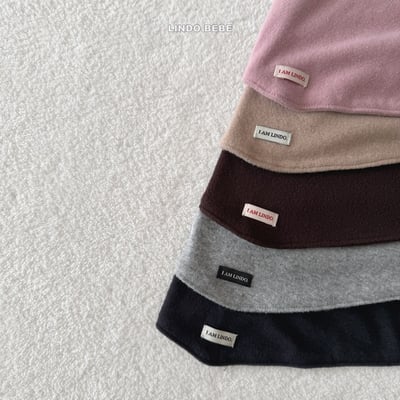 Lindo32｜(3m-18m) 素面三角圍巾11