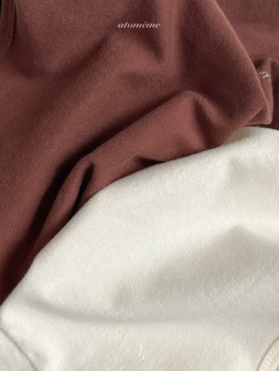 Atomeme28｜(70cm-110cm) 簡約素面棉質上衣2