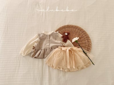 Valubebe31｜(65-80) 緞帶薄紗包屁褲裙8