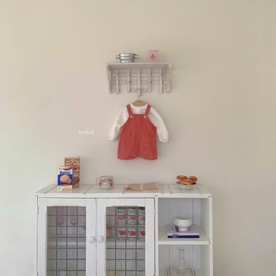 Fondue 21｜(65cm-75cm)  素色絨毛吊帶褲6