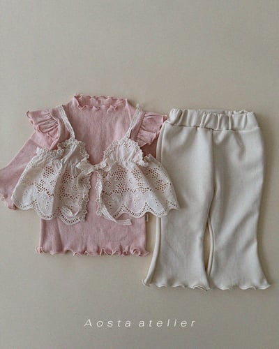 AOSTA16｜(6m-5y) 蕾絲綁帶背心8