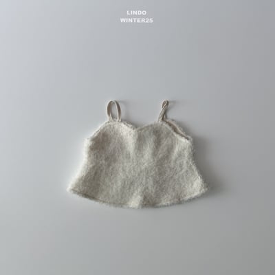 Lindo38｜(80cm-125cm) 毛毛緞帶背心5