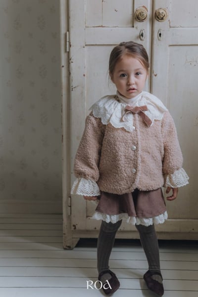 ROA25｜(80cm-120cm) 2色蕾絲拼接棉質短裙13