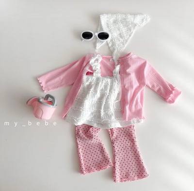 my_bebe34｜(80-120cm) 荷葉邊無袖上衣11