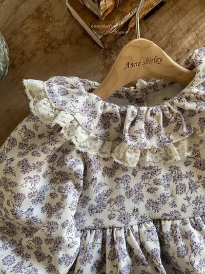 Anne Shirley06｜(3m-22m) 2色蕾絲花邊領包屁洋裝19