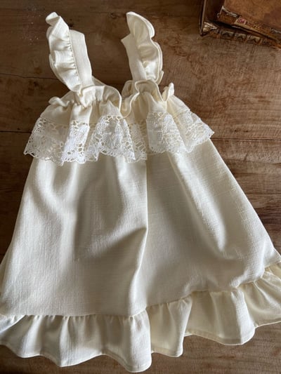 Anne Shirley08｜(1y-5y) 1色荷葉蕾絲無袖洋裝6