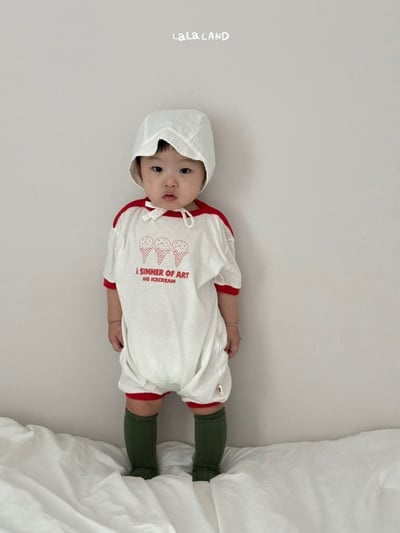 lala land36｜(3m-18m) 2色綁帶帽3