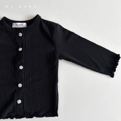 my_bebe32｜(80-120cm) 褶皺捲邊開襟外套20