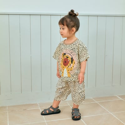 1st blue29｜(~93-118cm) 豹紋印花上衣4