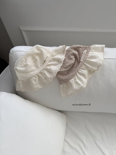 Bloom.b46｜(55cm-118cm) 花邊抓皺漁夫帽6