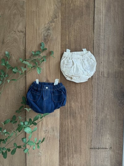 Bloom.b19｜(0m-18m) 口袋牛仔包屁褲10