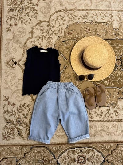 LePetitmot15｜(80-125cm) 斯拉夫牛仔長褲6