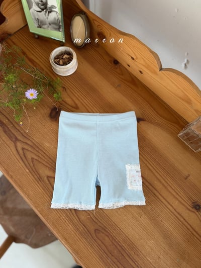 Marron15｜(1y-6y) 蕾絲邊內搭緊身褲9