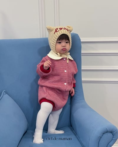 Cieldemaman19｜(6M~24M)  2款線條熊兔針織套裝13