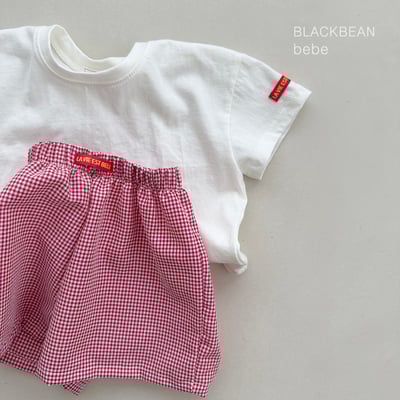 BEAN12｜(65-120cm) 小紅標格紋套裝8