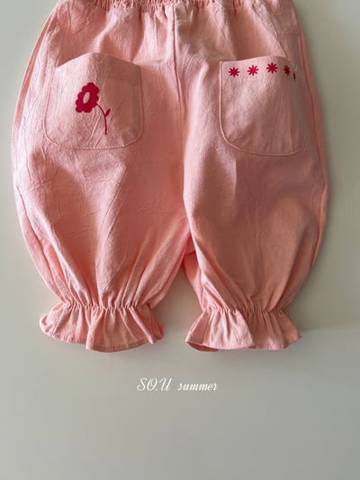 SO.U28｜(6m-4y) 印花綁帶連身褲4