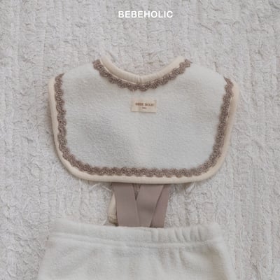 Bebe holic43｜(3m-18m) 滾邊領結+吊帶包屁褲12